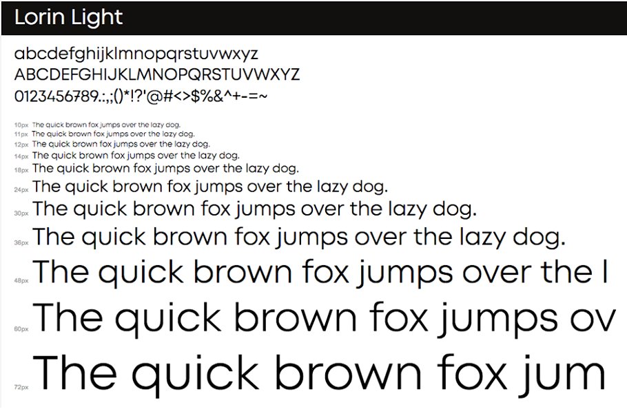 Lorin Extra Bold Font preview